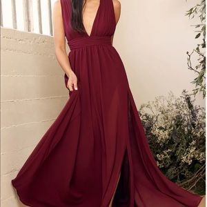 Lulus maxi dress size M new with tags